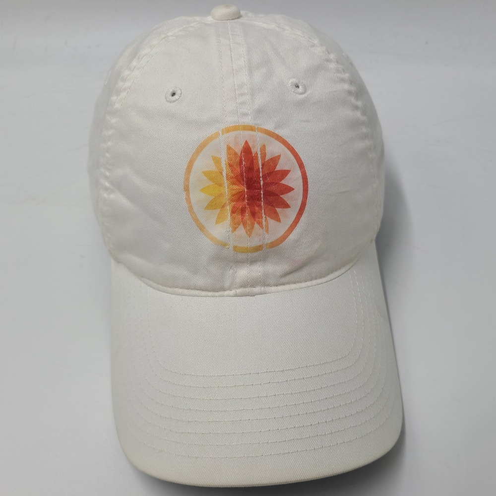 Nike Hat Strapback White Red Orange Yellow Flower Nike Golf Swoosh Logo Dad Men